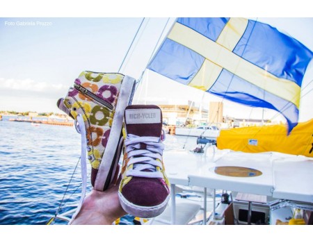 Handmade sneaker, gobelin multicolour